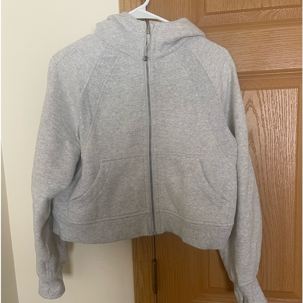 Lululemon Scuba cropped oversized full-zip hoodie XS/S